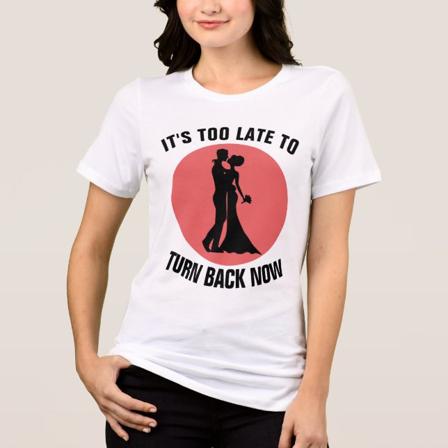 Förlovning bachelorette T-Shirt (Framsida)