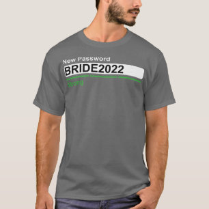 Förlovning Bröllop Bride 2022 Premium T Shirt
