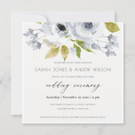 FÖRLOVNING FÖR BLOMMIGT AV RUMMISKA VATTENFÄRGAVVA INBJUDNINGAR