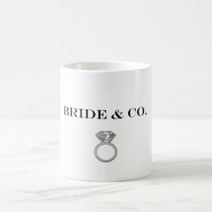 Förlovning för briljan och briderna Tiara Party Kaffemugg