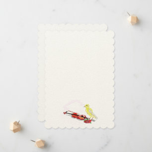 Förlovning för platta meddelandekort meddelande