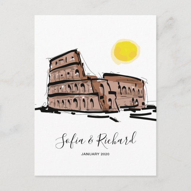 Förlovning, frieri, födelsedagsgåva helg vykort (Framsida)