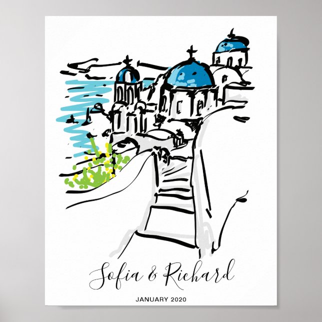 Förlovning, frieri, födelsedagsgåva poster (Framsidan)