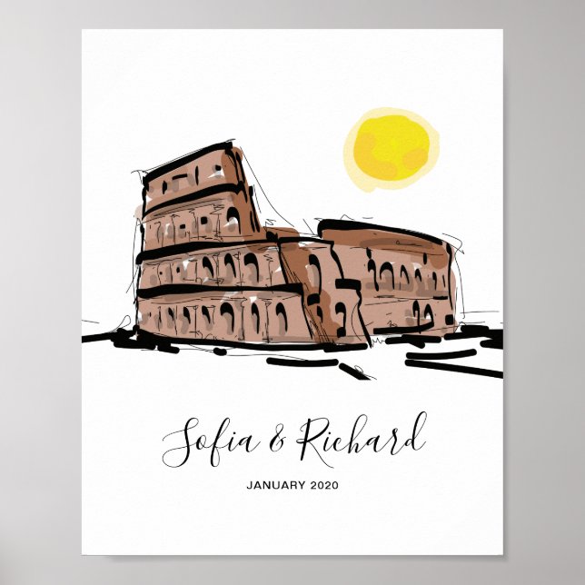 Förlovning, frieri, födelsedagsgåva poster (Framsidan)