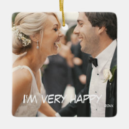 Förlovning Gåvor till Par 2024 Jul Julgransprydnad Keramik