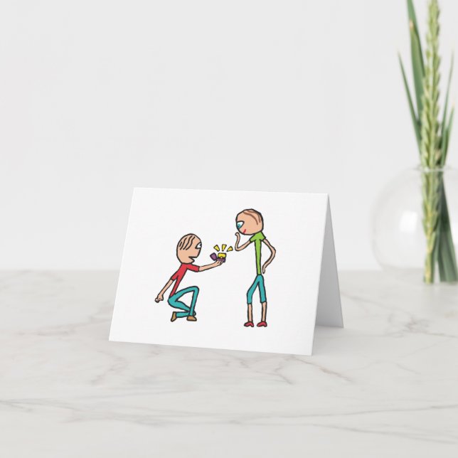 Förlovning Giftermål Frieri Kort (Framsida)