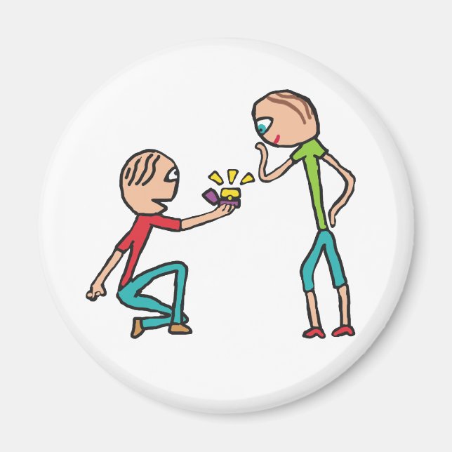 Förlovning Giftermål Frieri Magnet (Framsidan)