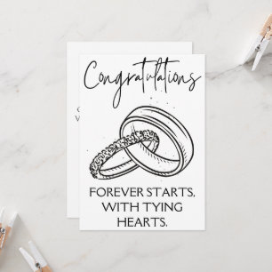 Förlovning Grattiss-kort Inbjudningar