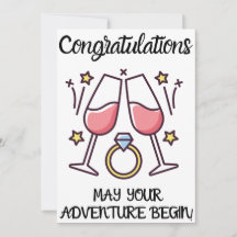 Förlovning Grattiss-kort