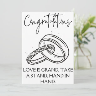 Förlovning Grattiss-kort Inbjudningar