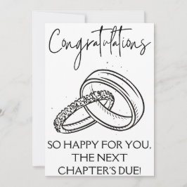 Förlovning Grattiss-kort Inbjudningar