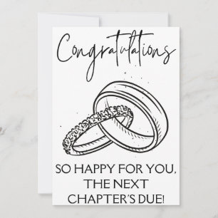 Förlovning Grattiss-kort Inbjudningar