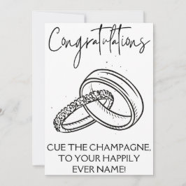 Förlovning Grattiss-kort Inbjudningar