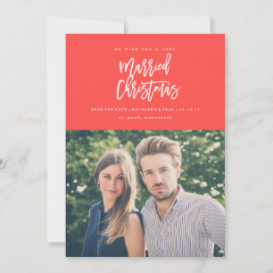 Förlovning Julkort, spara jul Spara Datumet