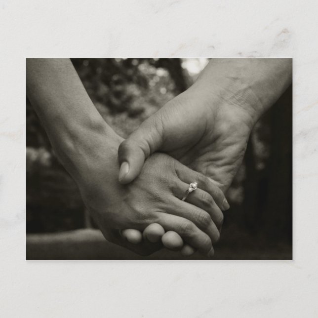 Förlovning Meddelande Vykort (Framsida)