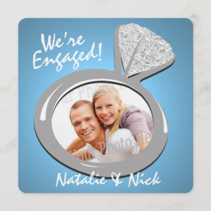 Förlovning Ring fotomeddelande Meddelande