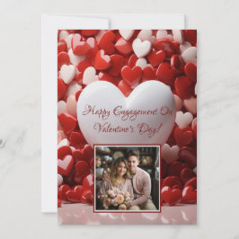 Förlovning Valentines Day Lovecore-Personlig Kort