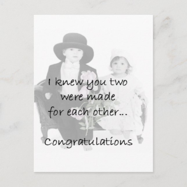 Förlovning Vykort (Framsida)