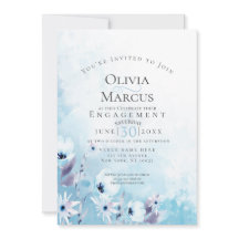 FÖRLOVNING | Watercolor Himlar Blue Anemone Garden