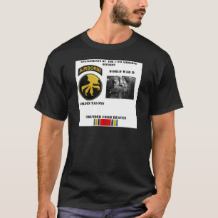Förlovningar av den 17th luftburna uppdelningen tee shirt