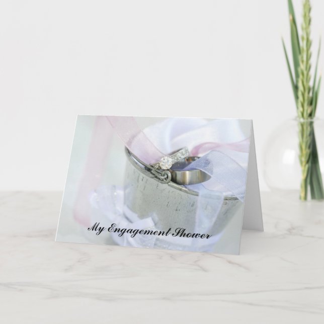 Förlovningduschinbjudan Inbjudan (Framsida)