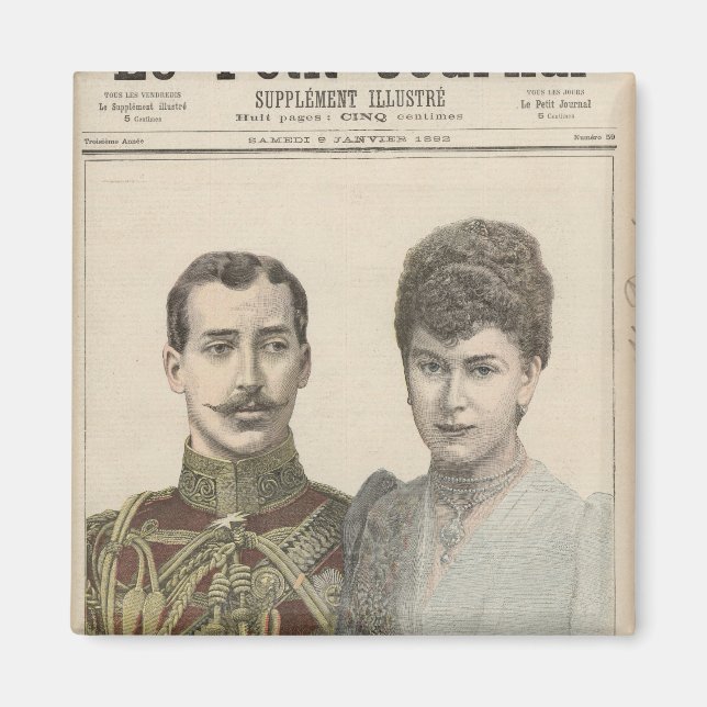 Förlovningen Albert Victor Duke av Magnet (Framsidan)