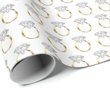 Förlovningen Bröllop Ring Mönster Guld