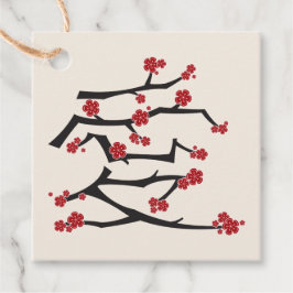 Förlovningen för kinesiska Ai Kärlek Red Cherry Bl Gåvor Etiketter