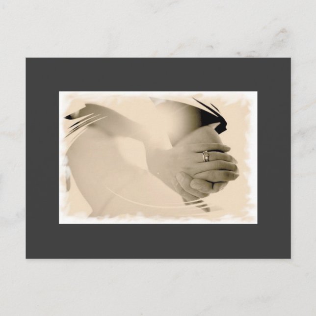 förlovningen meddelande vykort (Framsida)