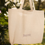 Förlovningen Modern enkel Rosa Bride Typography Broderad Tygkasse<br><div class="desc">Den här väskan har en elegant och modern design med rosa typografi som ger en snyggt. De broderade detaljerna kring ge är en högkvalitativ avsluta och skapar det ett val av elegant för alla tillfälle. Vare sig du firar din förlovning eller njuter av din smekmånad, får den här väskan dig...</div>