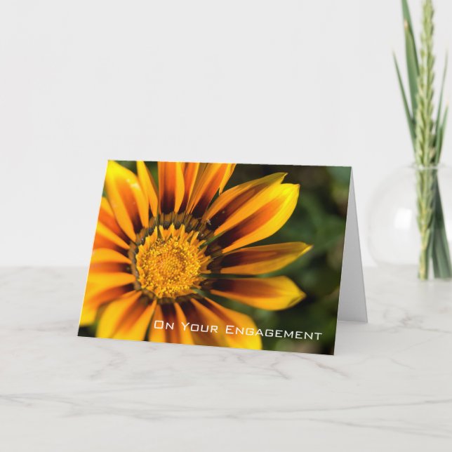 Förlovninglyckönskan för Gazania | Kort (Framsida)
