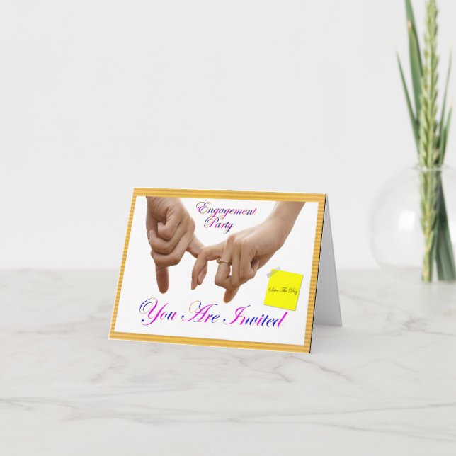 Förlovningsannons Kort (Framsida)