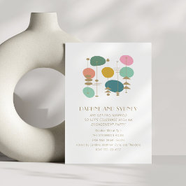 Förlovningsfest av Modet Retro Atomic Age Mid Cent Inbjudningar