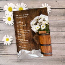 Förlovningsfest av träpset White Daisys Barn