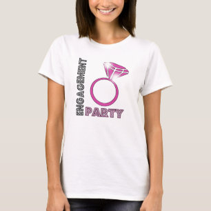 FÖRLOVNINGSFEST,FÖRLOVNINGENS MEDDELANDE T-SHIRT