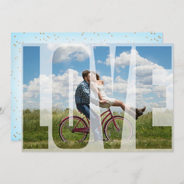 Förlovningsfest Inbjudningar (Fram/baksida)