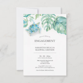 Förlovningsfest Inbjudningar till Tropical Sea Tur