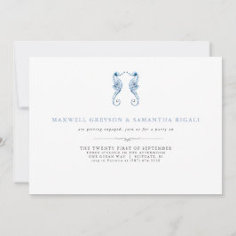 Förlovningsfest Inbjudningar - vattenfärgssegment