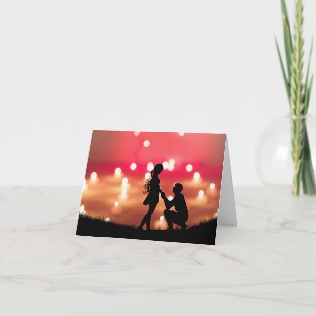 Förlovningsfest kort! kort (Framsida)