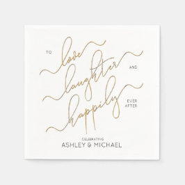 Förlovningsfest lyckligtvis alltid efter Förlovnin Pappersservett