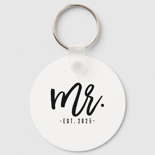 Förlovningsfest Make och Fru Matchande Par  Nyckelring (Framsida)