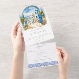 Förlovningsfest Santorini Grekland med Osa