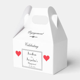 Förlovningsfest Tack Gift-Elegant Presentaskar