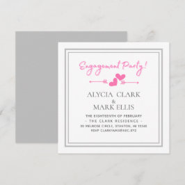 Förlovningsfesten Enkel hörsel Inbjudningar