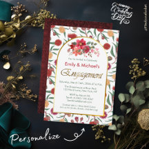 Förlovningsfesten Fet Blommigt blommar