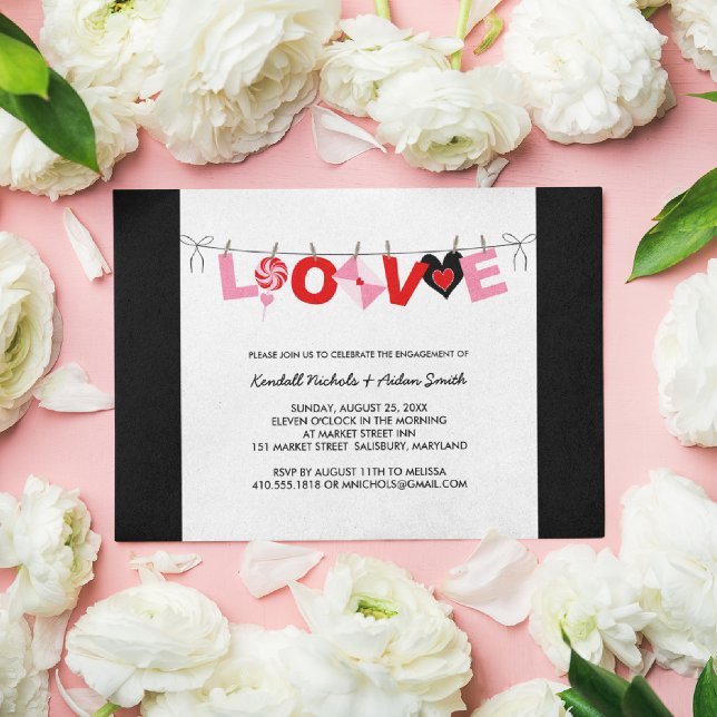 Förlovningsfestinbjudanden Inbjudningar (Skapare uppladdad)