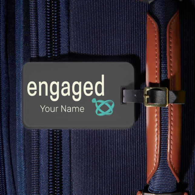 Förlovningsringar Par Sällskapsfest eller Bröllop Bagagebricka (Framsida Insitu 4)