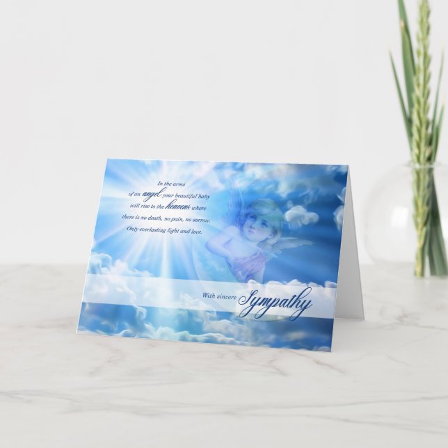 Förlust av Baby-sympati Little Angel Kort (Framsida)