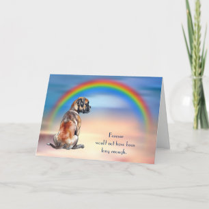 Förlust av Boxer Rainbow Sympatikort Helgkort