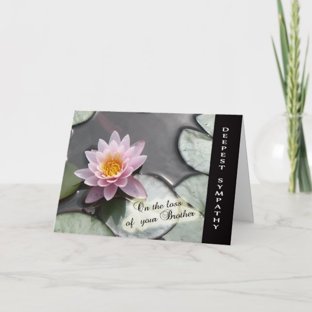 Förlust av brodern - med det djupaste kort (Framsida)